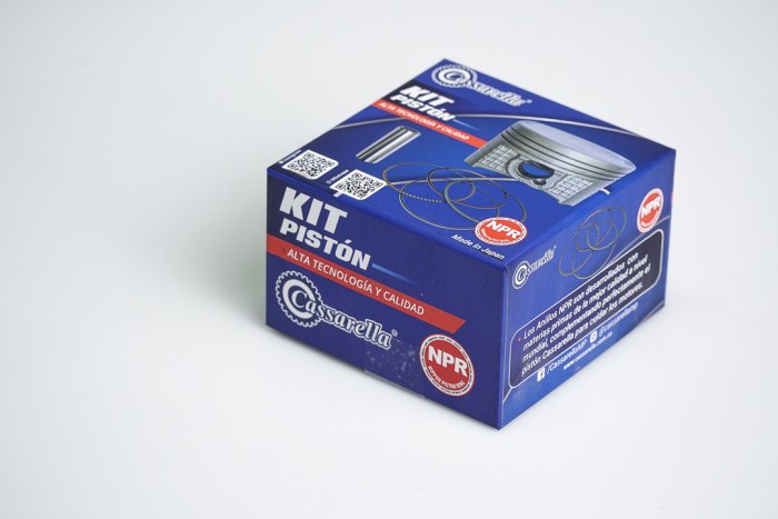 KIT PISTON CASSARELLA CBF150/CB150 INVICTA/XR150L/DR150/NITRO125/NITRO151/SWITCH150/MRX150/AKT150 RTX 050 (235-JAP)