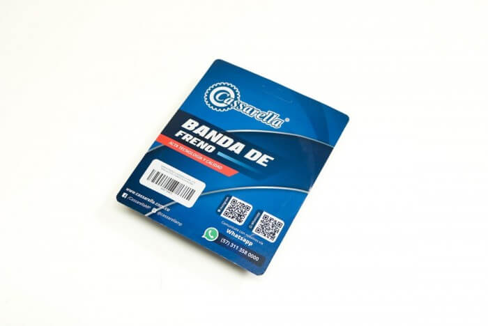 BANDA FRENO CASSARELLA DEL.C70/AX-4/VIVAR115 TRAS.ACTIVE110/BEST/VIVA R/UNIK/FLEX125/AX-4/VIVAR115/MAWI125/AK110