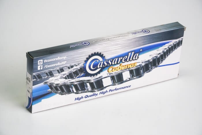 CADENA EN CAJA 525-H-120-CASSARELLA DORADA