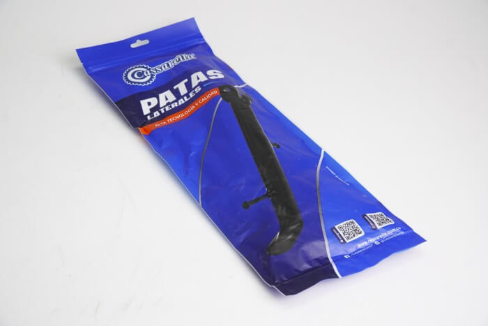 PATA LATERAL CASSARELLA YBR125 CON TORNILLO Y RESORTE