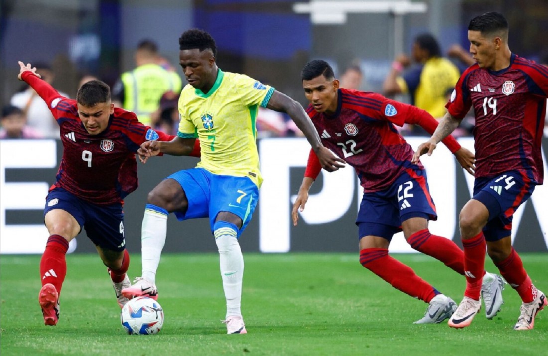 Copa America; Brasil en su debut frente a Costa Rica no pasó del empate.