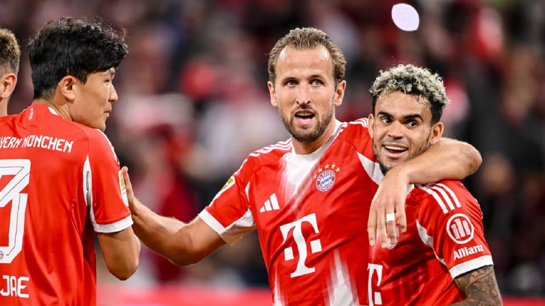 Bayern Múnich arrasa con exhibición total de Luis Díaz: hat-trick y dos asistencias del colombiano